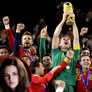 Eclipse, Kristen Stewart, Spain Soccer Team, World Cup Eclipse, Kristen Stewart, Spain Soccer Team, World Cup